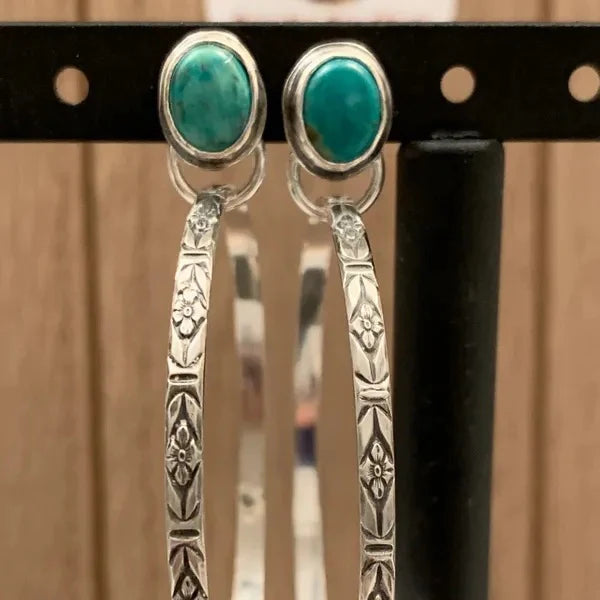 Retro Chic Onyx Dream Earrings
