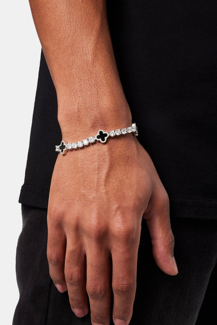Clover Tennis Bracelet For Men