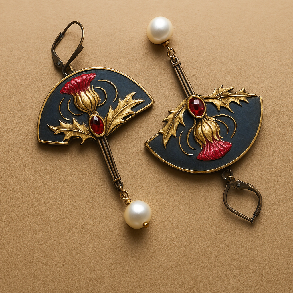 Crimson Dream Boho Earrings