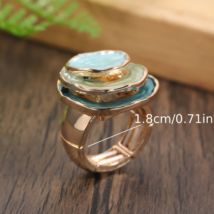 Bague Boho à Trois Couches