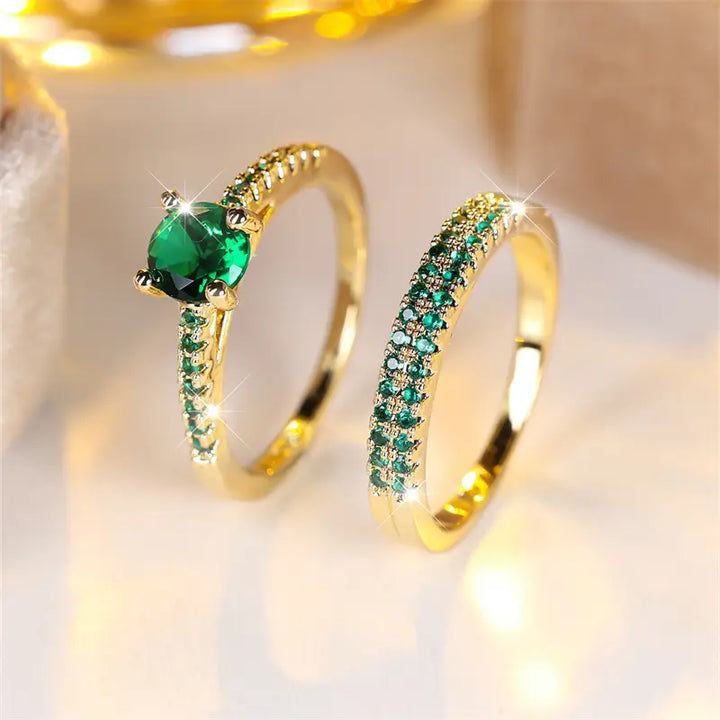LuxeTwist Harmony Rings