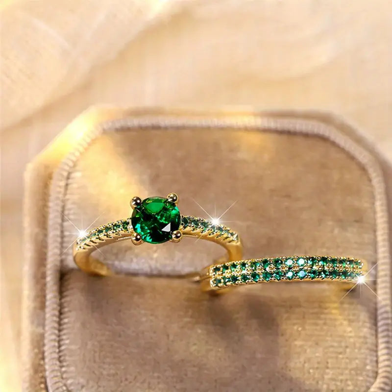 LuxeTwist Harmony Rings