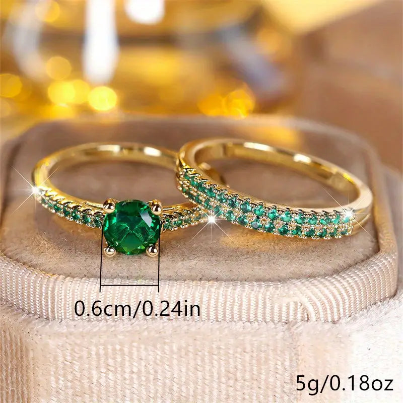 LuxeTwist Harmony Rings