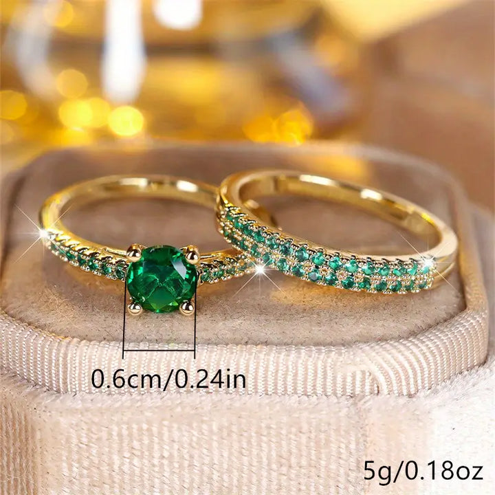LuxeTwist Harmony Rings