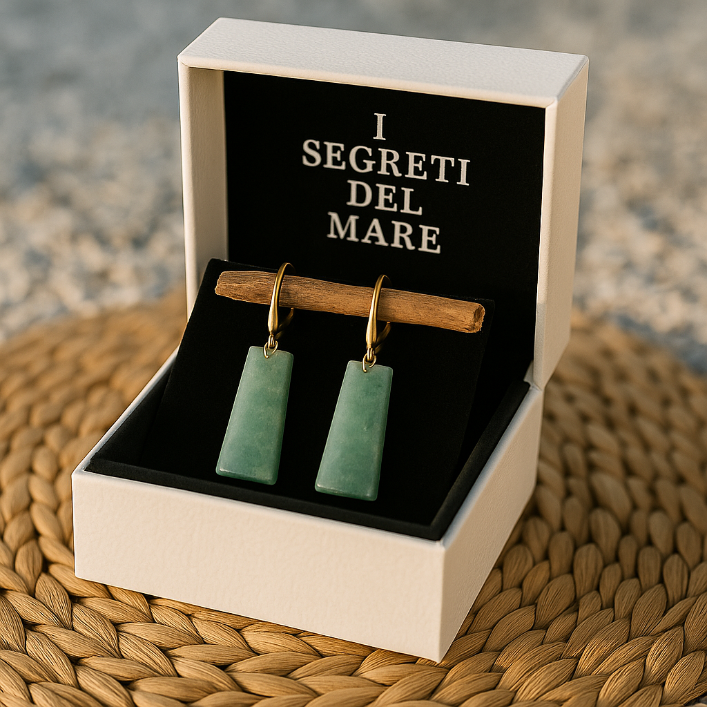 Eliora – Emerald Wave Earrings
