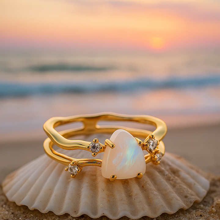 Celestial Glow | Moonstone Elegance