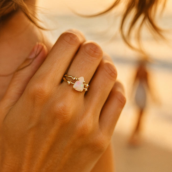Celestial Glow | Moonstone Elegance