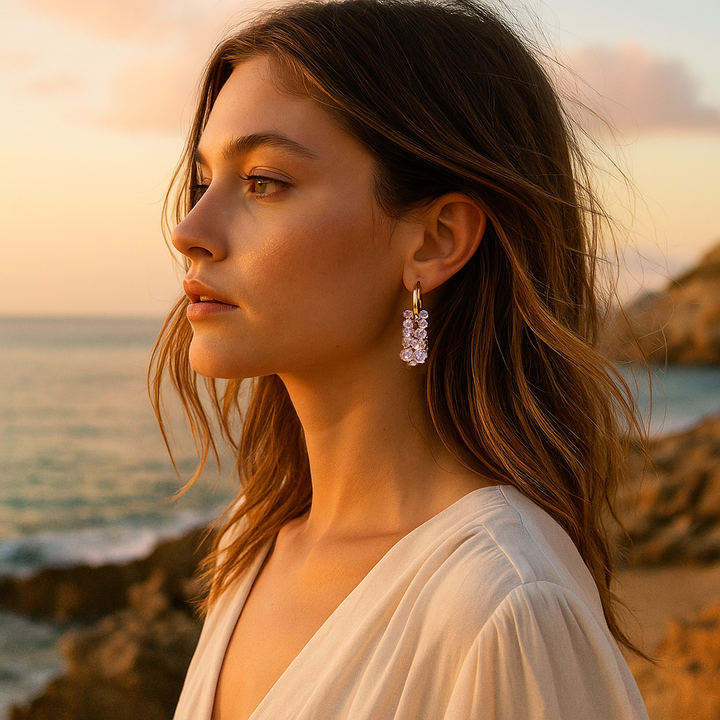 Perle | Lilac Dream Earrings