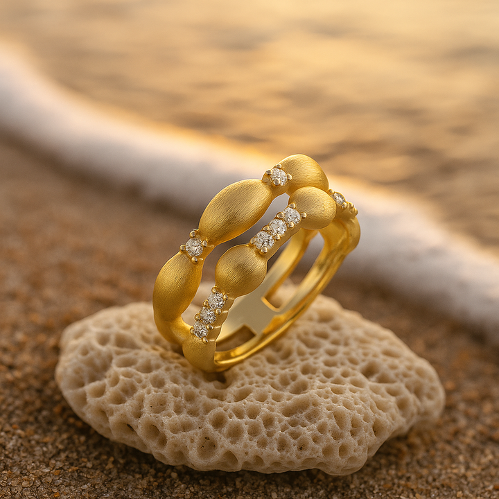 Whispering Waves: Silver Elegance