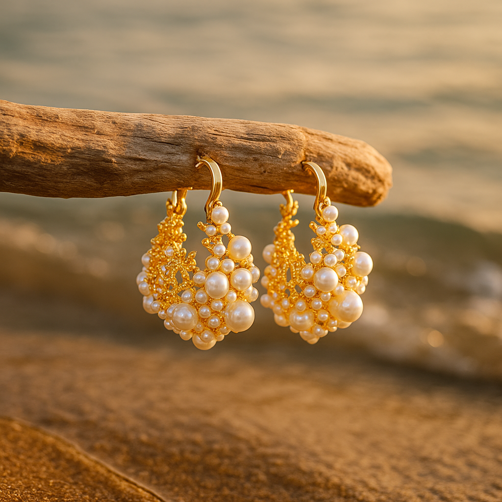 Dione | Golden Dawn Earrings