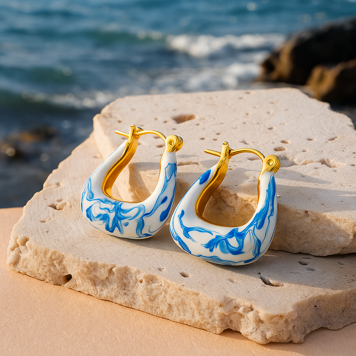 Hama | Golden Wave Earrings