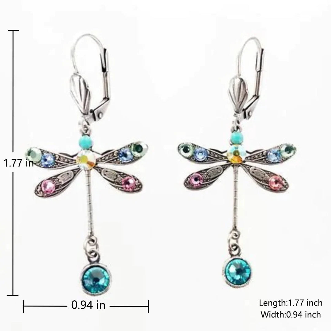 Elegance in Flight: Dragonfly Earrings