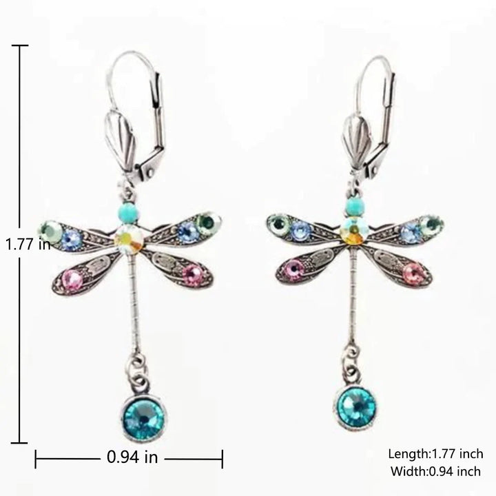 Elegance in Flight: Dragonfly Earrings