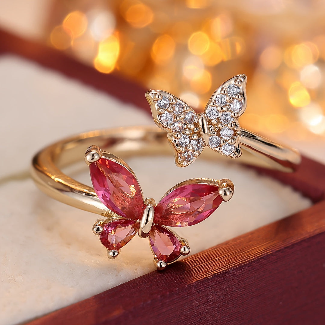 Butterfly Grace Open Ring