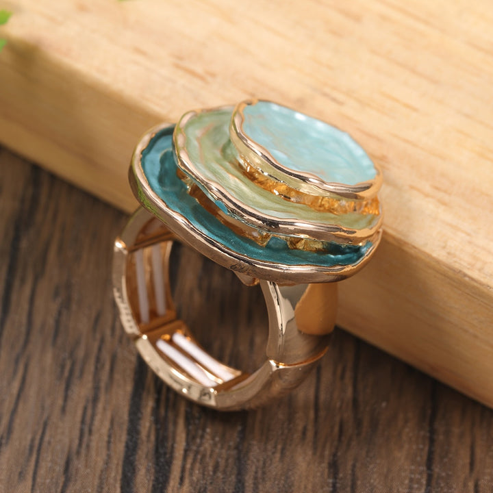 Bague Boho à Trois Couches