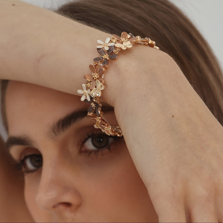 Boho Bloom Charm Bracelet