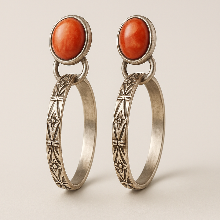 Retro Chic Onyx Dream Earrings