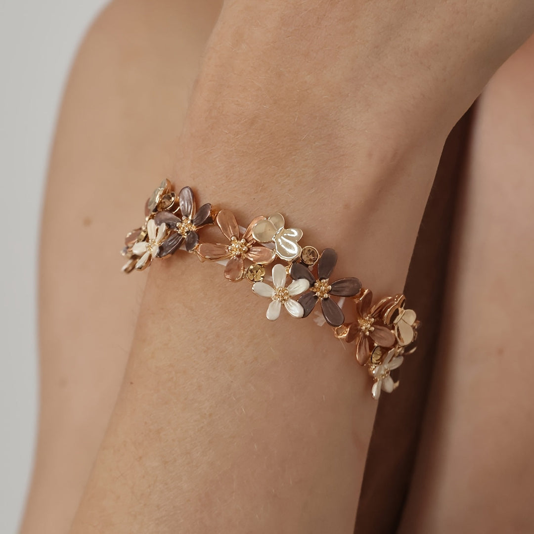 Boho Bloom Charm Bracelet