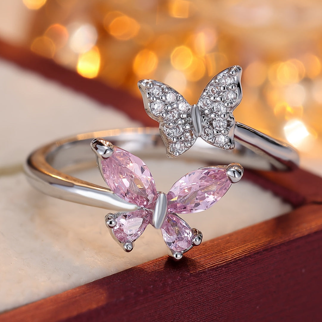 Butterfly Grace Open Ring