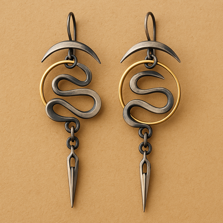 Serpentine Swirl Earrings