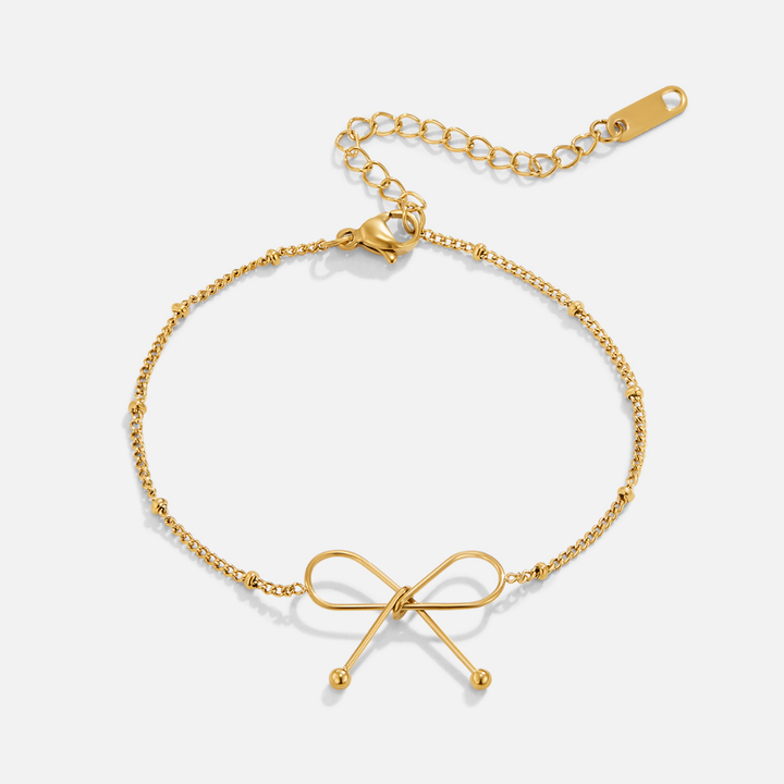 Anika's Golden Bow Bracelet