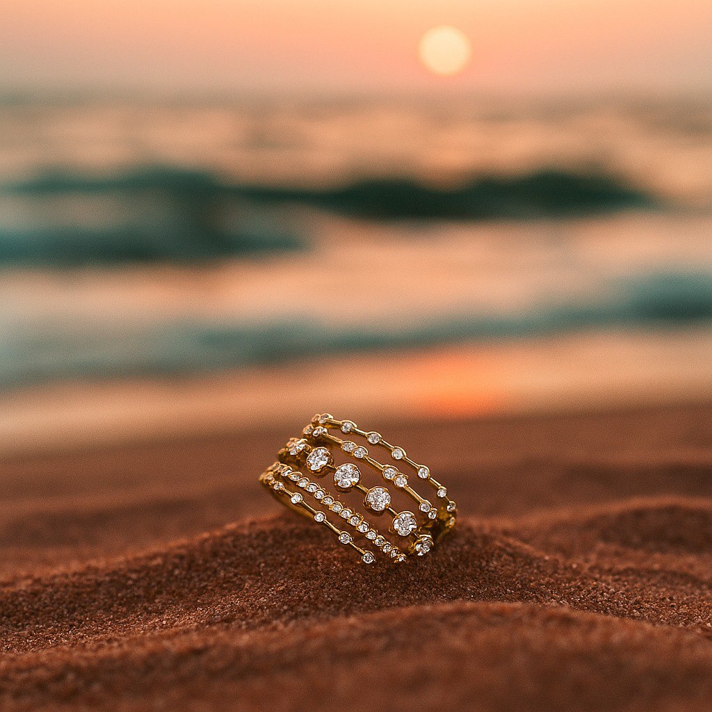 Pelagia | Radiant Ring Collection