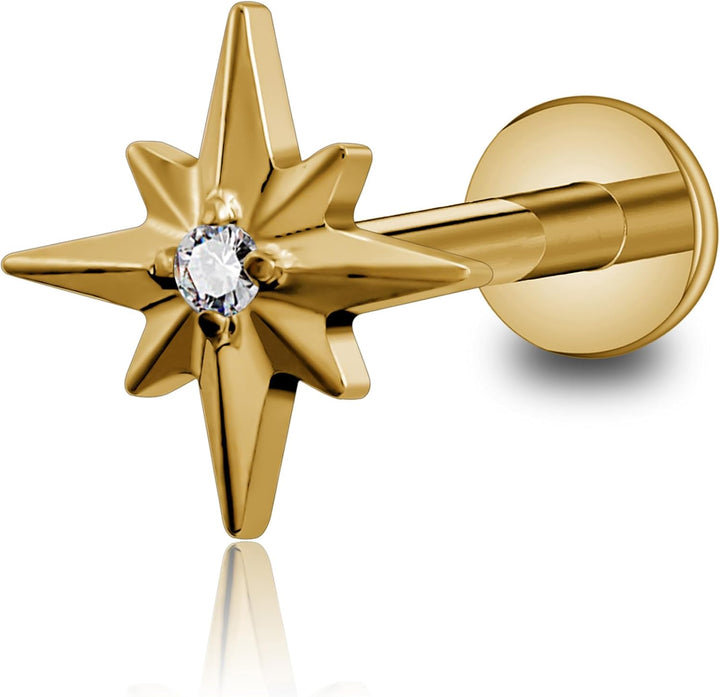 North Star Piercing Jewelry