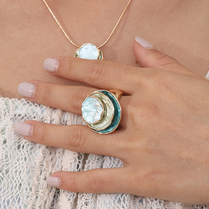 Bague Boho à Trois Couches