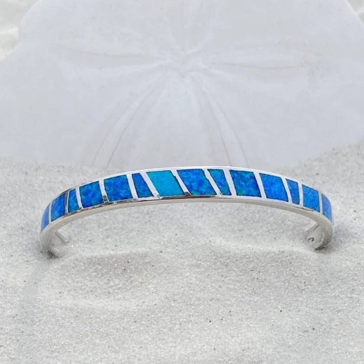 Celestial Blue Opal Charm Bracelet