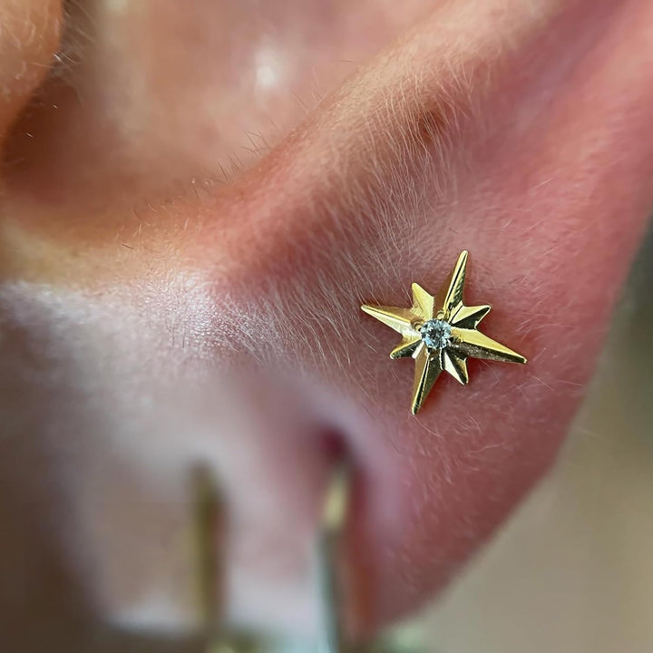 North Star Piercing Jewelry