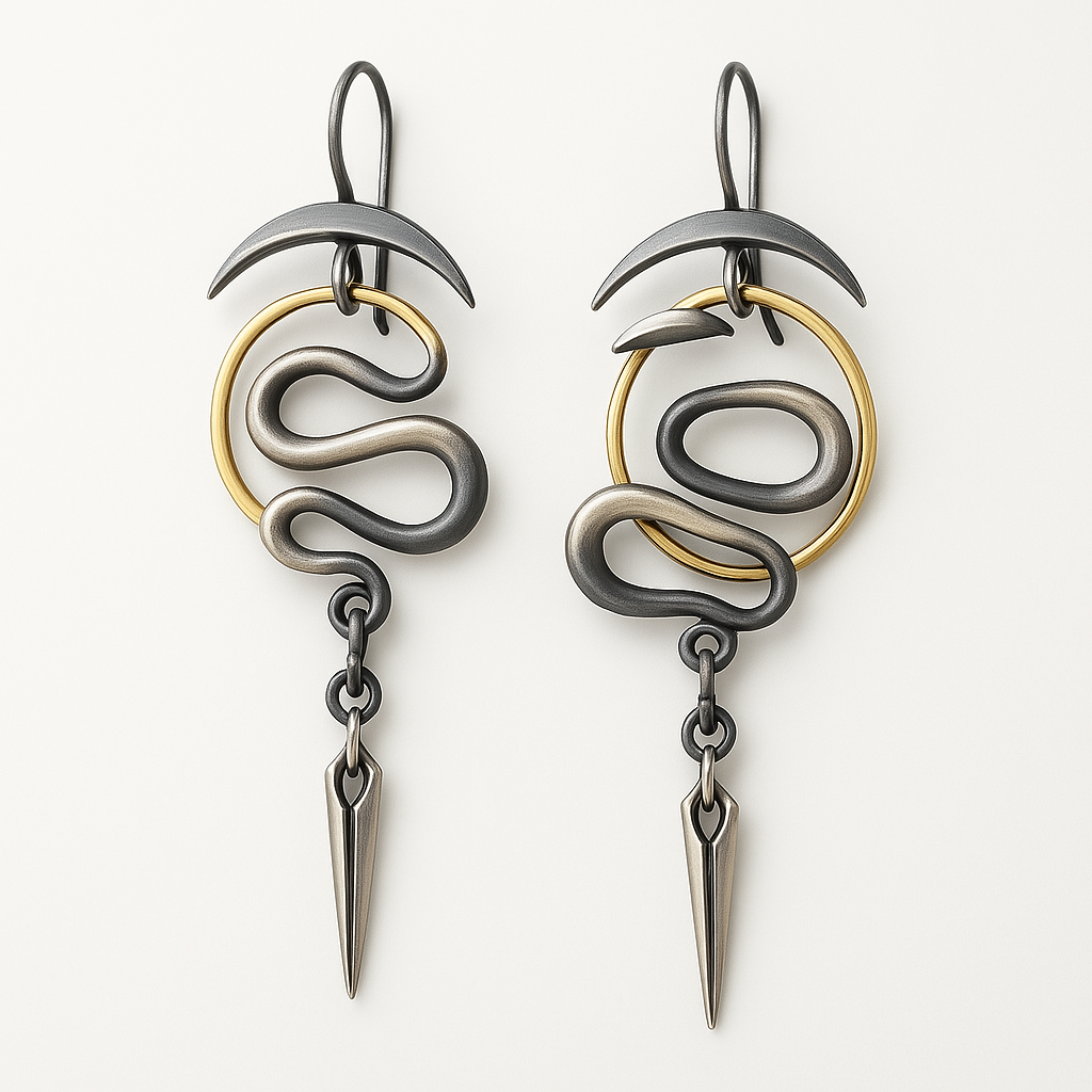 Serpentine Swirl Earrings