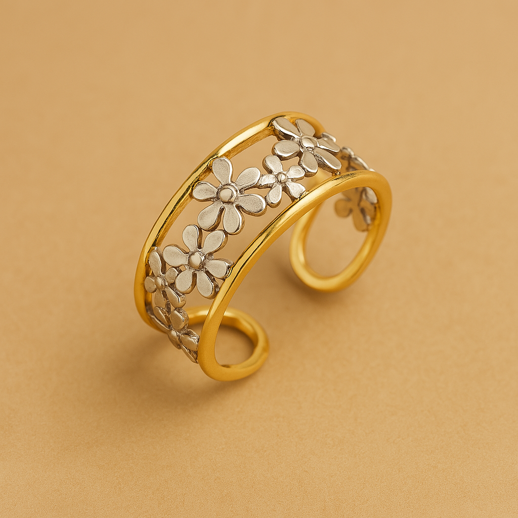 Whimsical Daisy Delight Ring