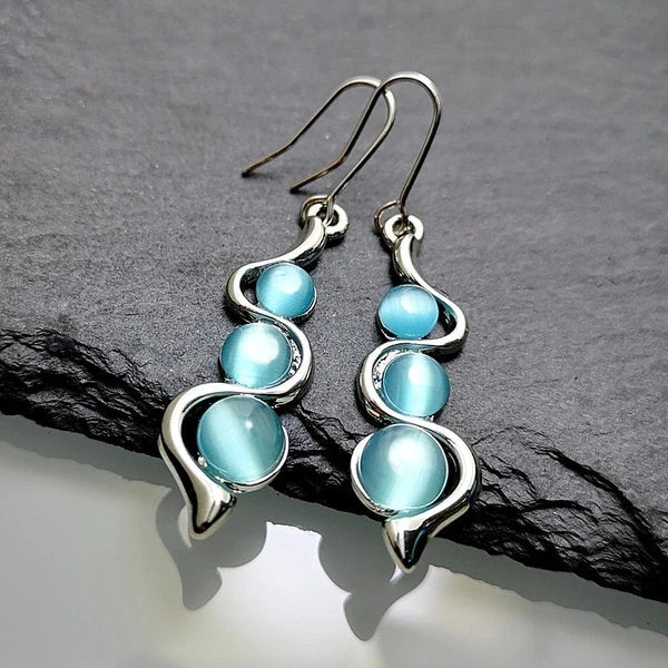 Blue Elegance Drop Earrings