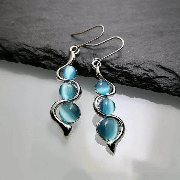Blue Elegance Drop Earrings