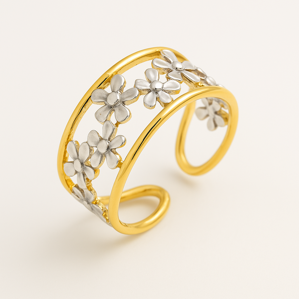 Whimsical Daisy Delight Ring