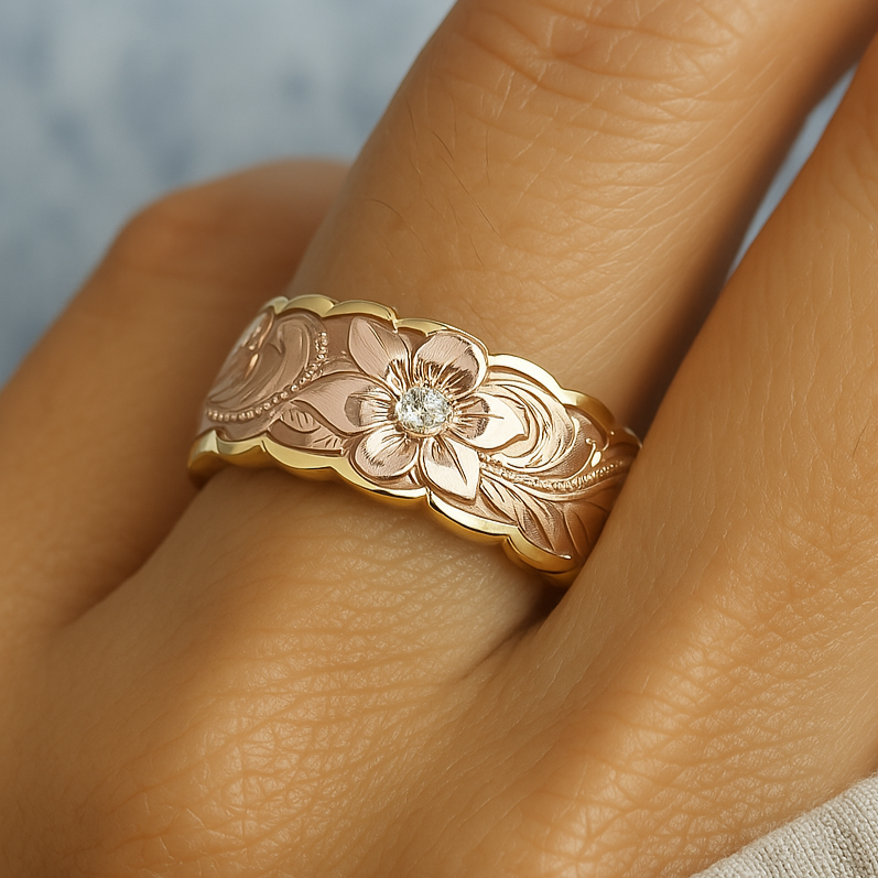 Rose Blossom Vintage Ring