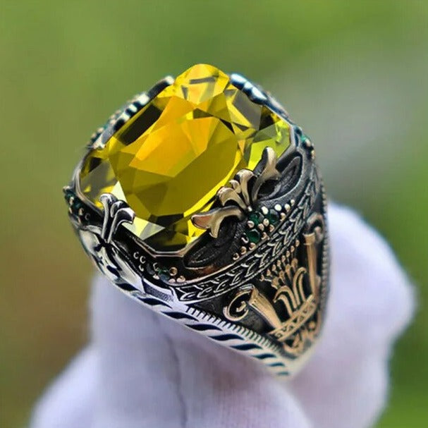 Turquoise Vintage Seal Ring