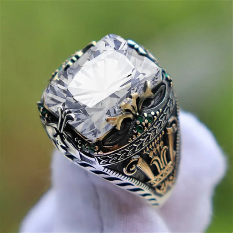 Turquoise Vintage Seal Ring