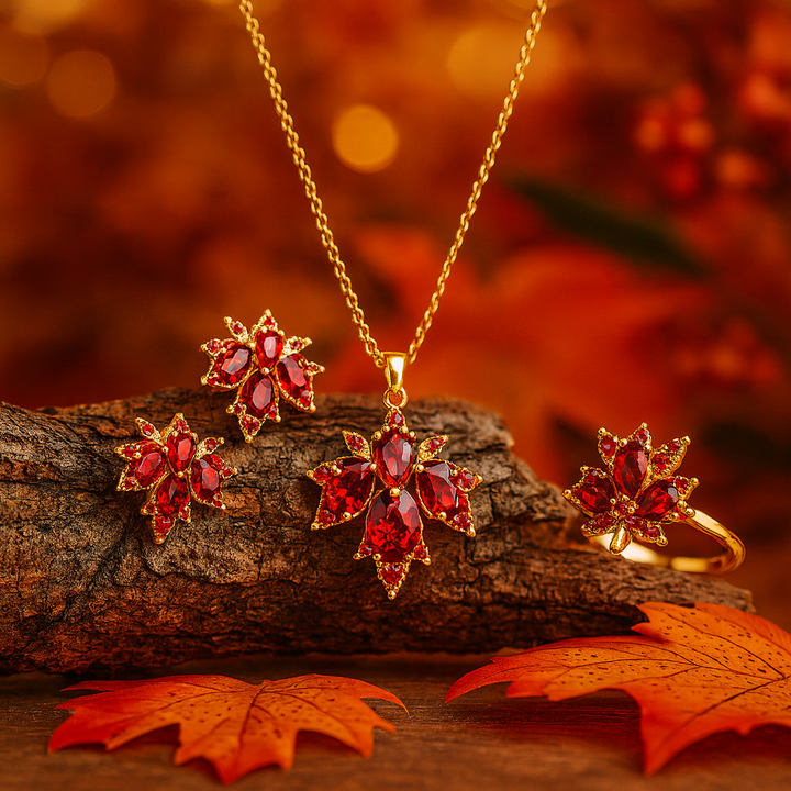 Crimson Maple Elegance Set