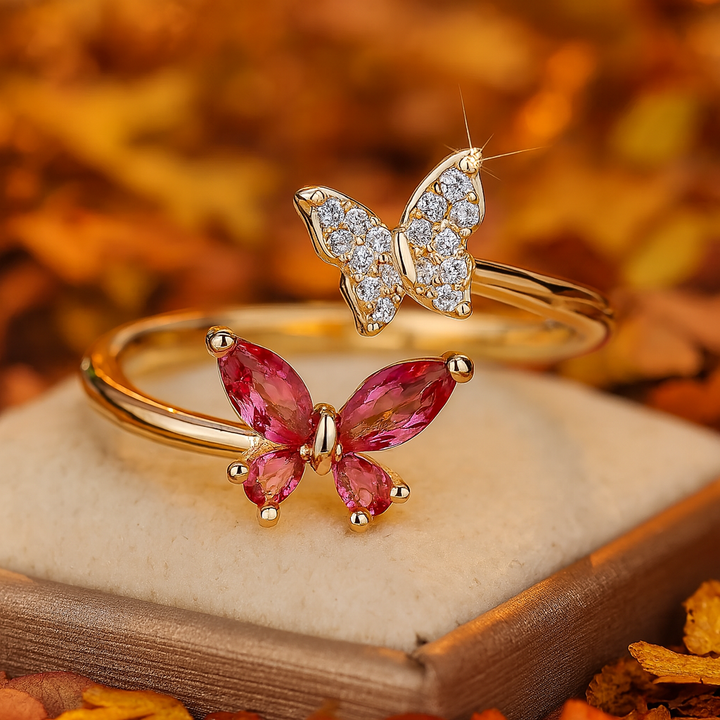 Butterfly Grace Open Ring