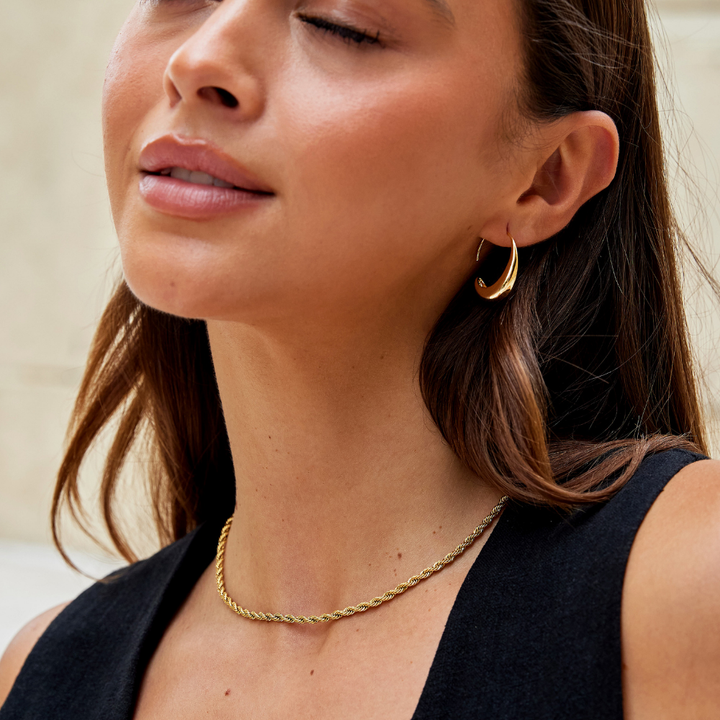 Cina - Boucles d'oreilles créoles