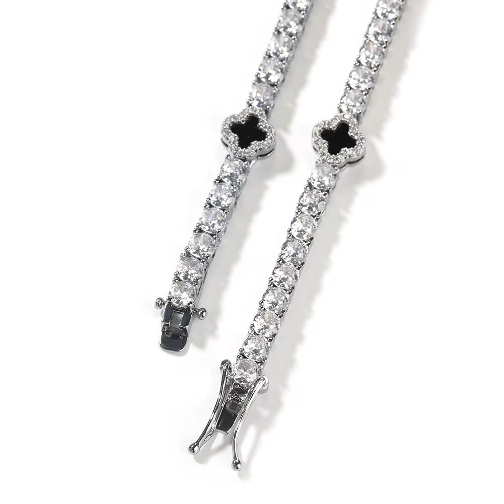 Clover Tennis Bracelet For Men