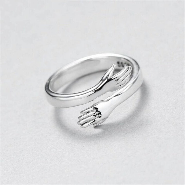 Bague Hugs Argent Ajustable