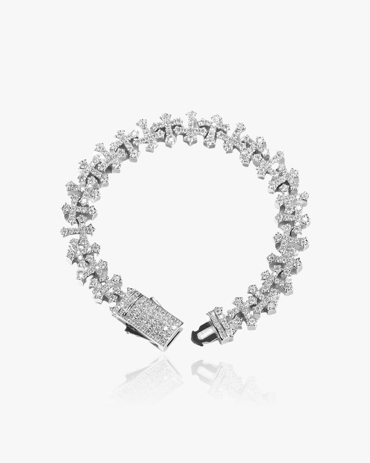 Cross Tennis Bracelet For Men