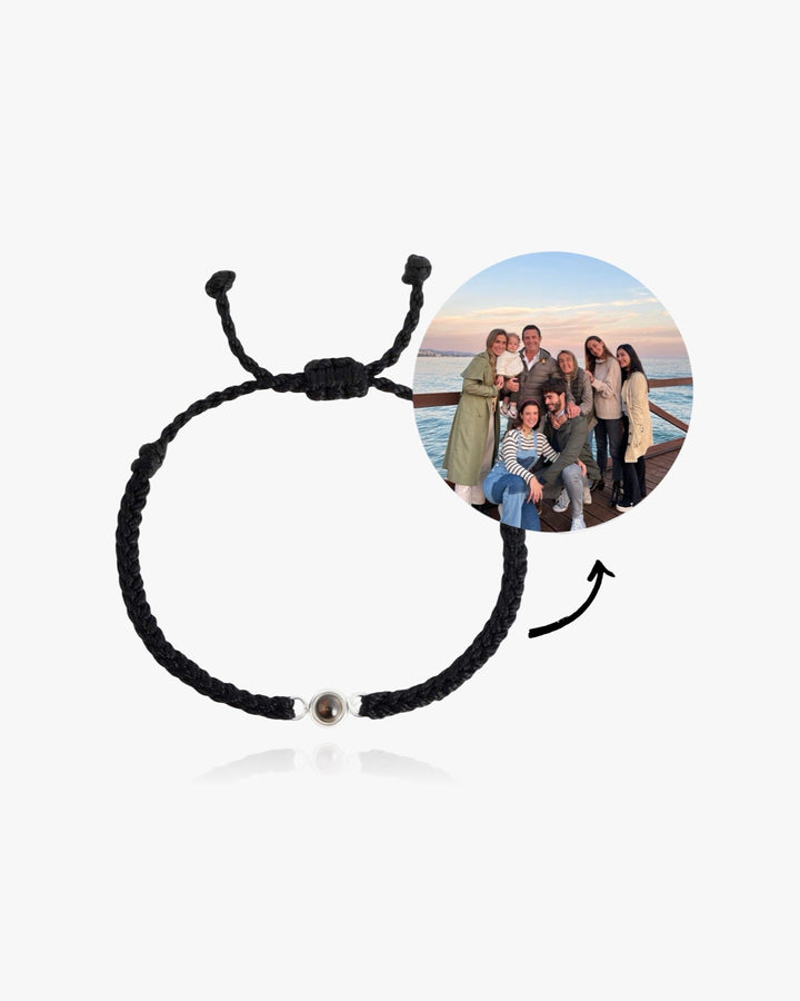 Custom Photo Projection Rope Bracelet