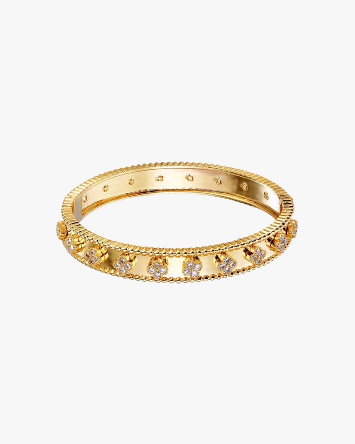 Clover 3D Bangle Bracelet