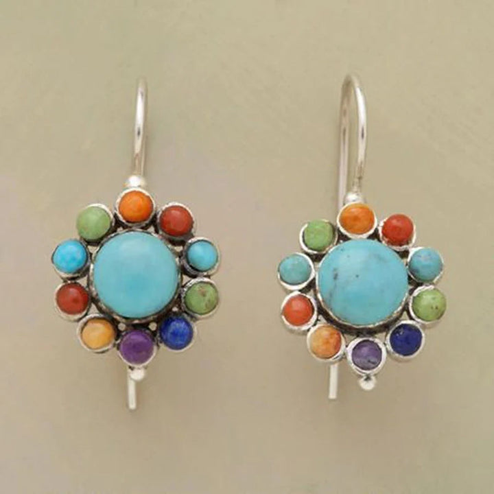 Vibrant Circle Earrings