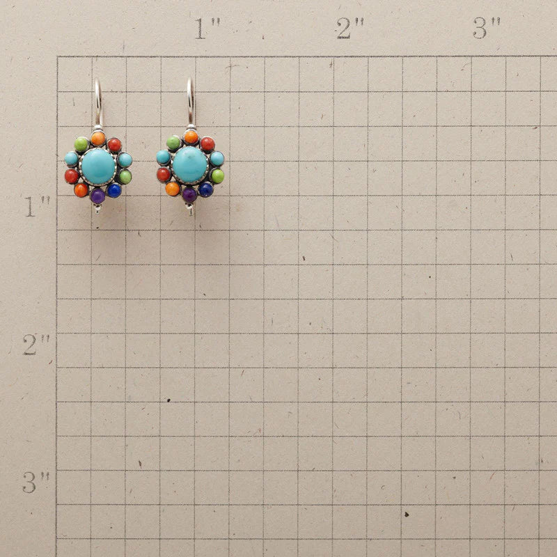 Vibrant Circle Earrings