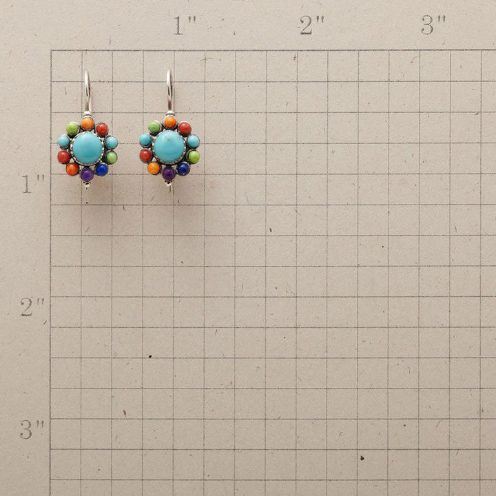 Vibrant Circle Earrings