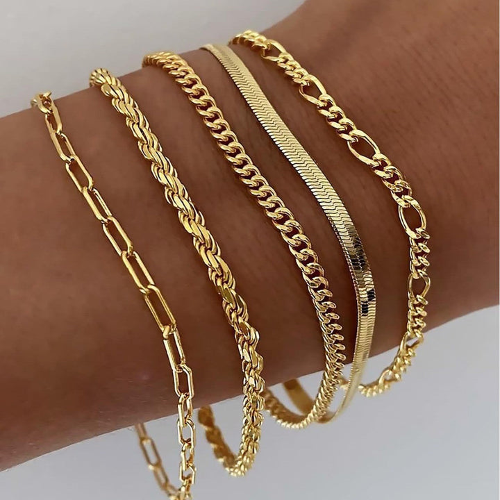 LuxeAura Bracelet Set
